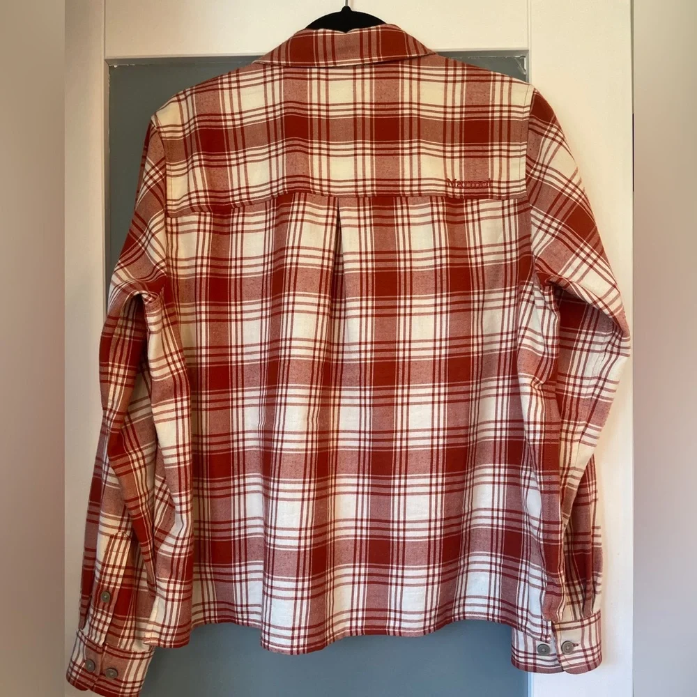 Marmot Barrie Rust Plaid Flannel